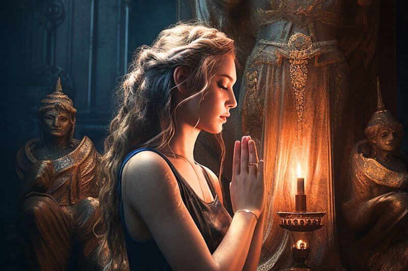 女神,祈り,瞑想,アンシェントメモリーオイル,メモリーオイル